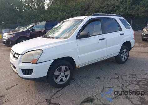 2010 Kia Sportage Lx from USA, damaged, VIN KNDKG3A42A7723879